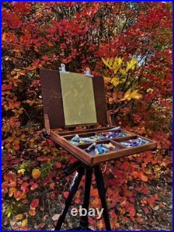 Wood Pochade Box for Pastel 10x14'' Plein Air Easel by ShrubmArt