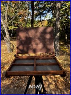 Wood Pochade Box for Pastel 10x14'' Plein Air Easel by ShrubmArt