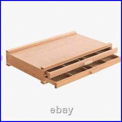 Wooden Art Supply Storage Box with Removable Drawers