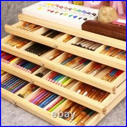 Wooden Artist Supply Storage Tools Organizer with Five Drawers Fashion Outdoor Wooden Artist Supply Storage Tools Organizer with Five Drawers Fashion Outdoor