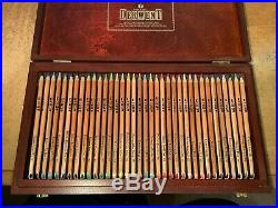 Wooden Boxed Set of 72 New & Very Gently Used, All Different Karisma Pencils