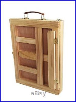 Wooden Easel Artist Craft Folding Box Sketch Painting Table Top Drawing Draft