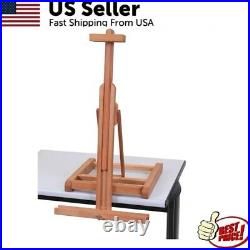 Wooden Folding Table Top Easel Sketch Box Paintings Display Art Craft Painter US
