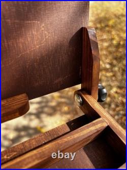 Wooden Pochade Box By Shrubmart, Portable Artist Easelfor Plein Air Painter