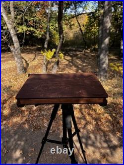Wooden Pochade Box By Shrubmart, Portable Artist Easelfor Plein Air Painter
