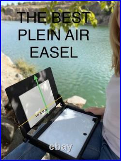 Wooden Pochade Box Easel 10x14 Portable Plein Air Paint Box By Shrubmart