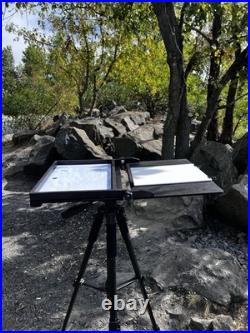 Wooden Pochade Box Easel 10x14 Portable Plein Air Paint Box By Shrubmart