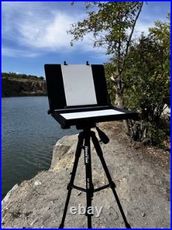 Wooden Pochade Box Easel 10x14 Portable Plein Air Paint Box By Shrubmart